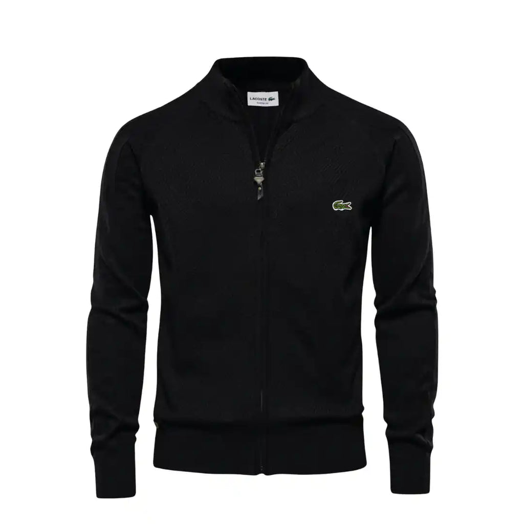Pullover da Uomo con Zip a Trama Strutturata L.C.