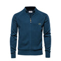 Pullover da Uomo con Zip a Trama Strutturata L.C.