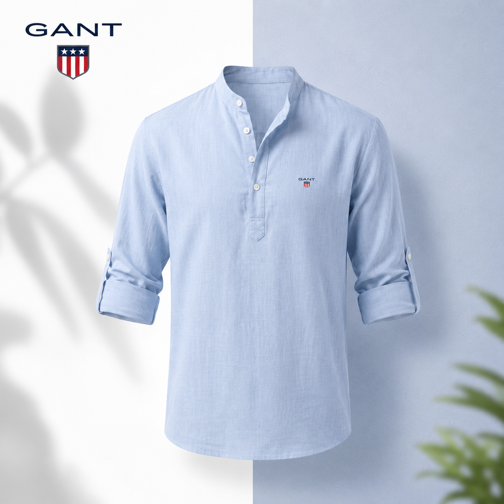 GT™ | Avslappnad Henley-skjorta
