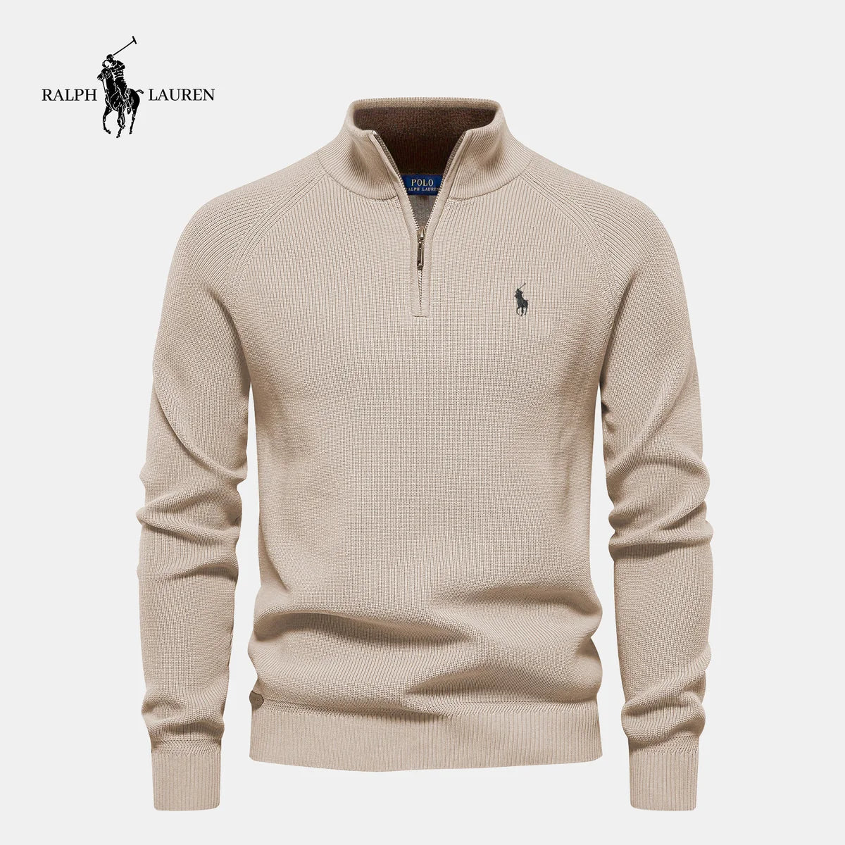 Maglione con Mezza Zip