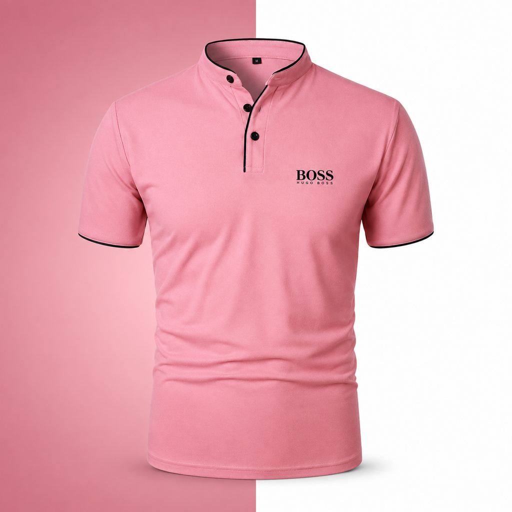 HB® Polo Casual da Uomo in Cotone Premiu