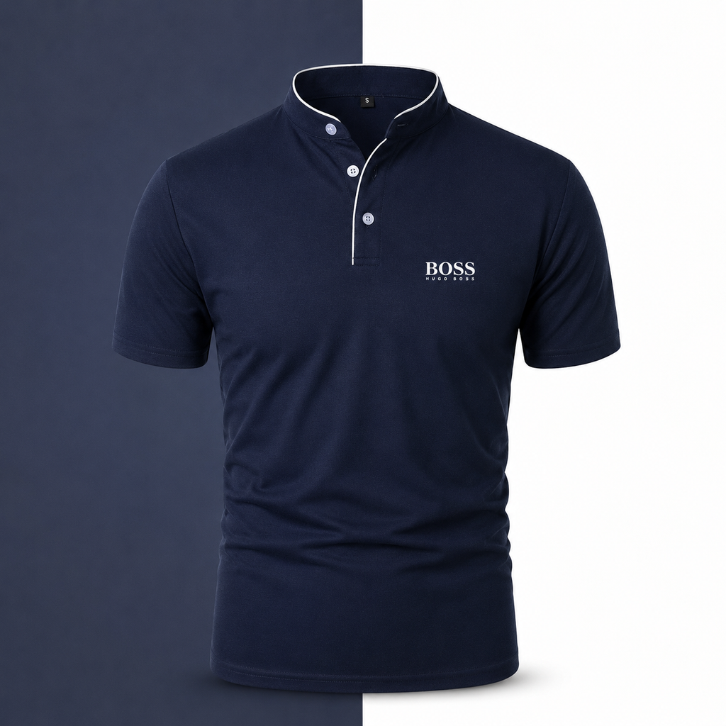 HB® Polo Casual da Uomo in Cotone Premiu