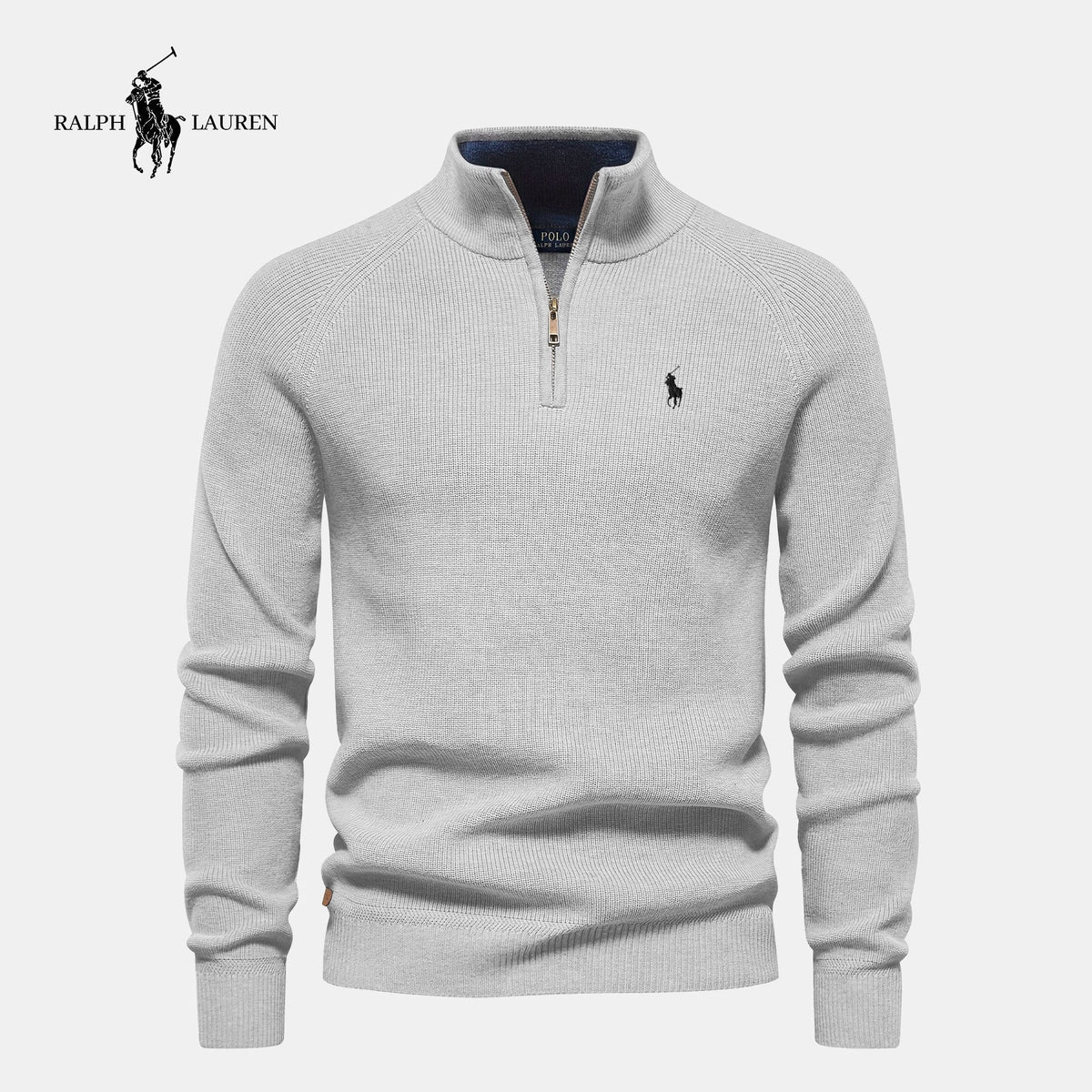 Maglione con Mezza Zip