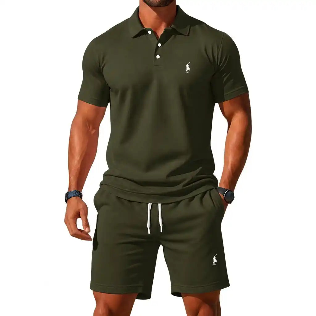 Set Coordinato Estivo Uomo – Polo & Pantaloncini
