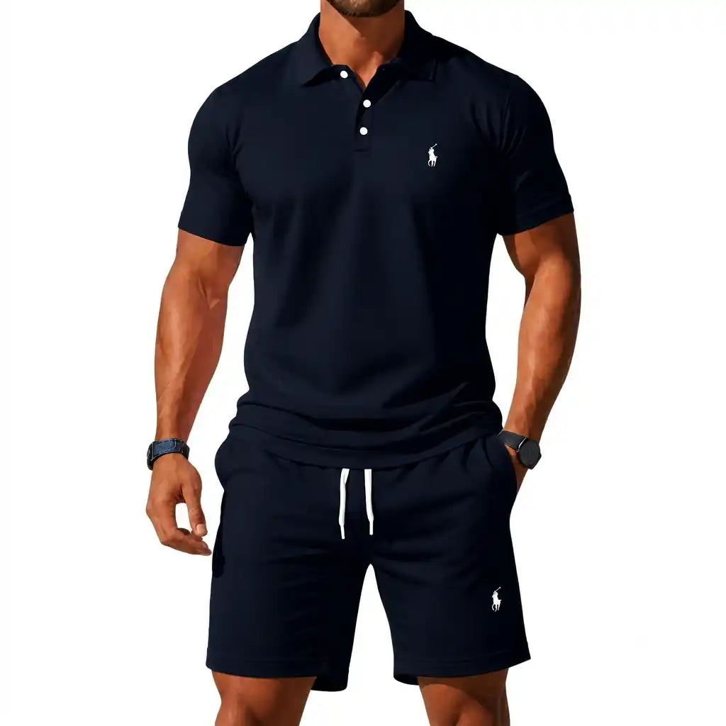 Set Coordinato Estivo Uomo – Polo & Pantaloncini
