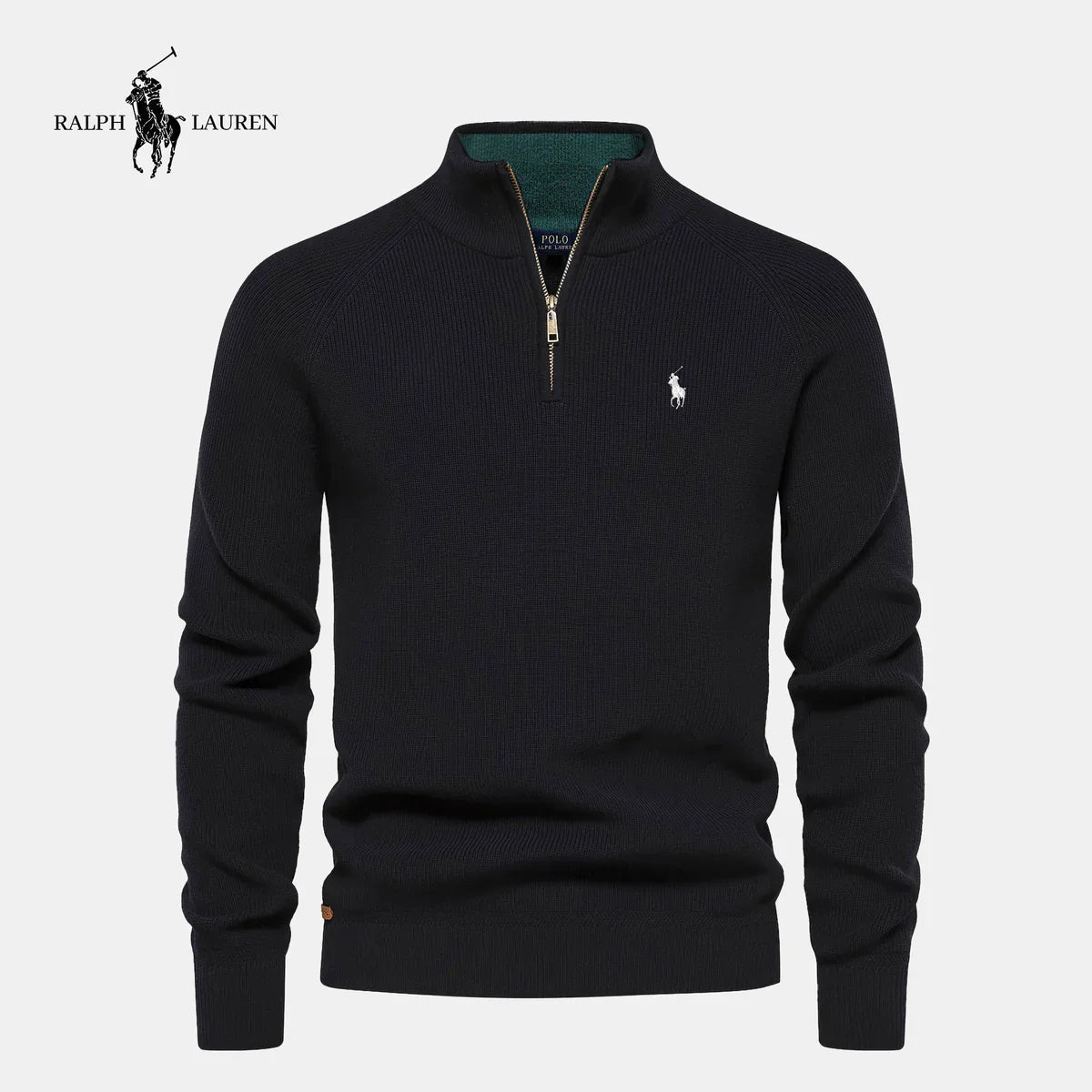 Maglione con Mezza Zip