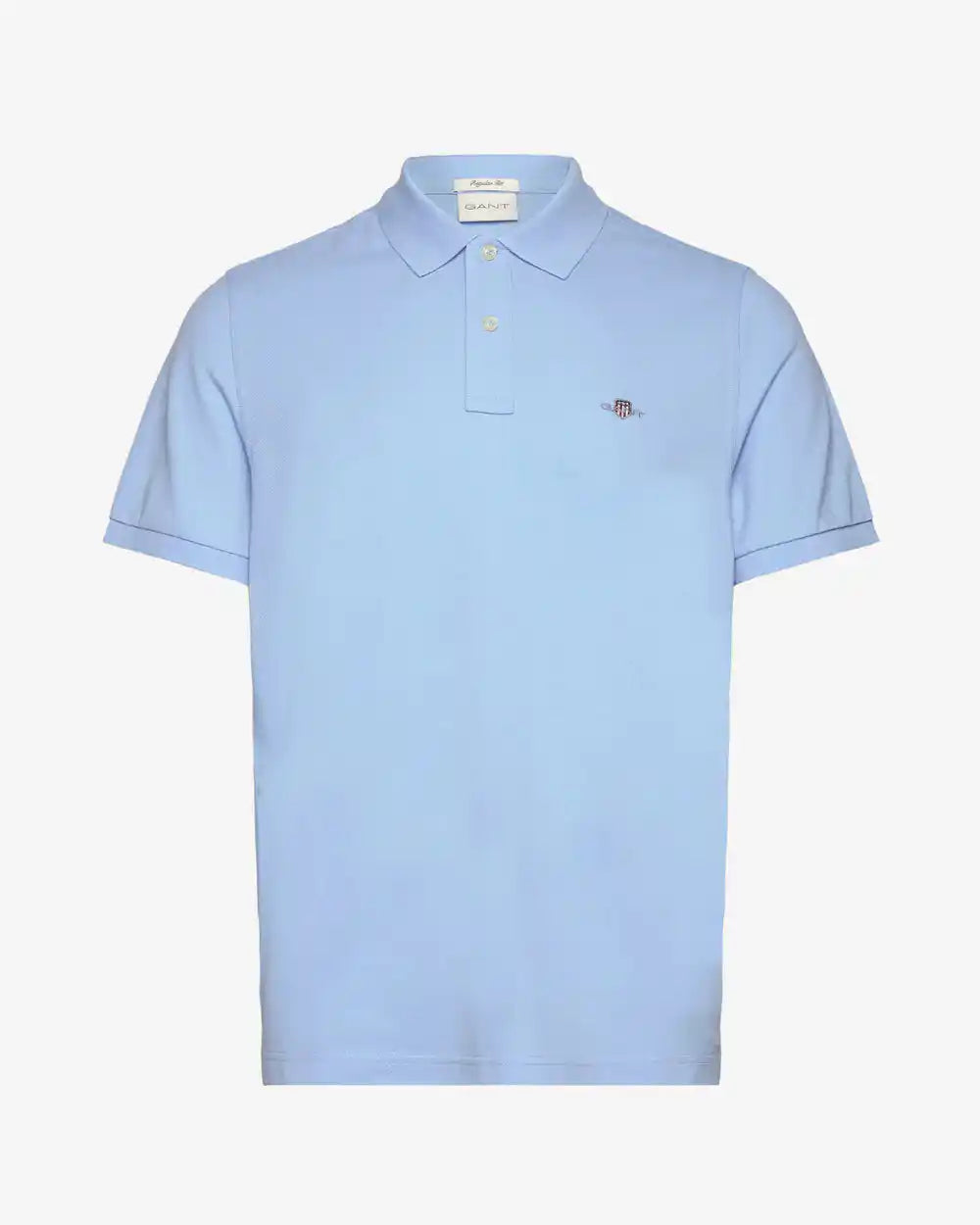Polo piqué GT Reg shield - Celeste