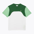 T-Shirt LC in Jersey di Cotone a Blocchi di Colore