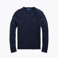 Pullover Girocollo Classico a Trecce da Uomo
