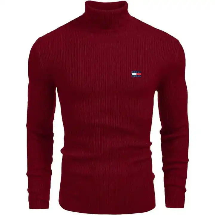 Maglione Classico a Collo Alto TH